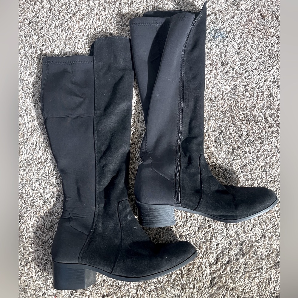 TORRID WIDE CALF RIDING BOOTS
